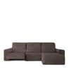 Funda para chaise longue de brazo corto derecho Eysa ROC Marrón 120 x