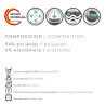 Funda para Sofá Eysa BRONX Gris 80 x 15 x 55 cm
