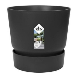 Maceta Elho Greenville Negro Plástico Redonda Redondo Ø 30 cm Ø 29,