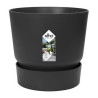 Maceta Elho Greenville Negro Plástico Redonda Redondo Ø 30 cm Ø 29,