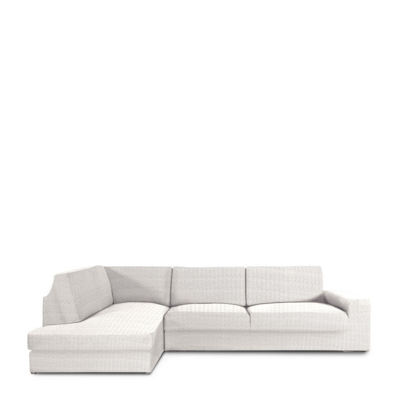 Funda para Sofá Eysa JAZ Blanco 110 x 120 x 500 cm Funda para Sofá Eysa JAZ Blanco 110 x 120 x 500 cm