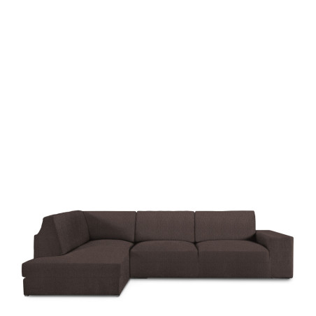 Funda para chaise longue de brazo largo izquierdo Eysa ROC Marrón 110