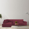 Funda para chaise longue de brazo largo izquierdo Eysa ROC Teja Rojo O