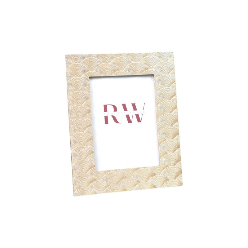 Marco de Fotos Romimex Champagne Resina 2 x 18 x 13 cm Marco de Fotos Romimex Champagne Resina 2 x 18 x 13 cm
