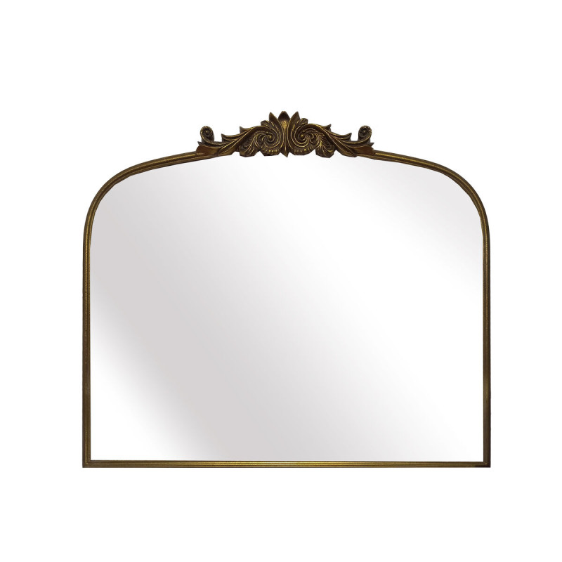Espejo de pared Romimex Dorado Metal 87 x 100 x 2 cm Espejo de pared Romimex Dorado Metal 87 x 100 x 2 cm