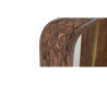 Espejo de pared Romimex Marrón Madera de mango Cuadrado 120 x 120 x 2