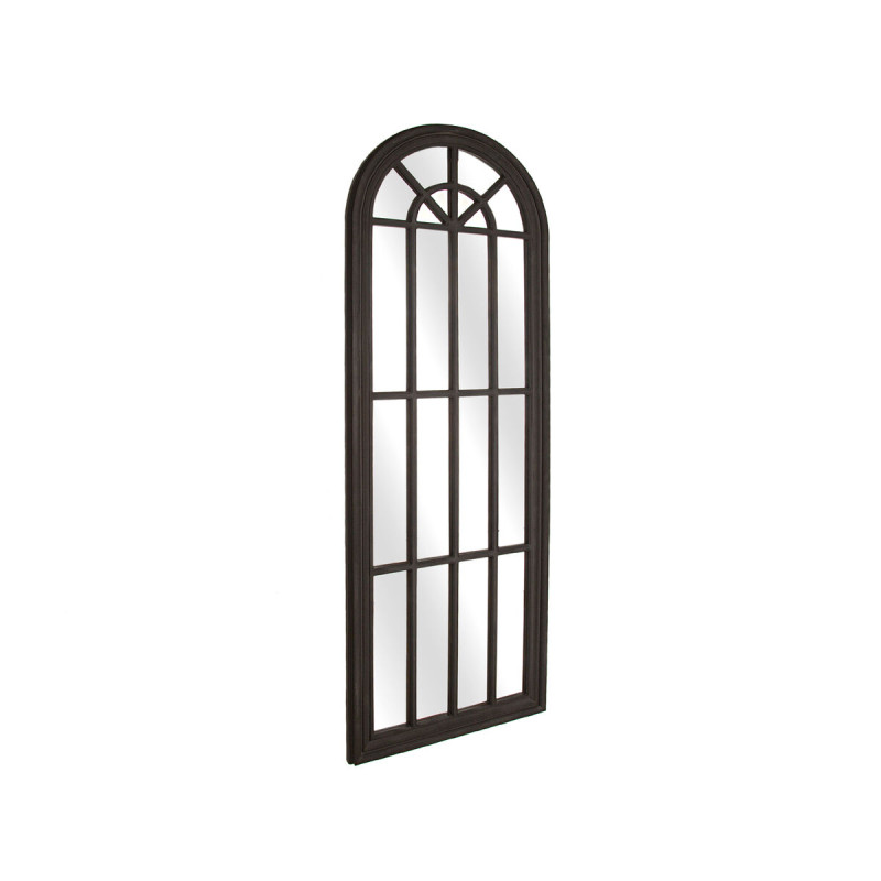 Espejo de pared Romimex Negro Resina Ventana 61 x 178 x 4 cm