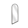 Espejo de pared Romimex Negro Metal 65 x 170 x 3 cm Arco