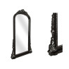 Espejo de pared Romimex Negro Madera MDF 61 x 100 x 6 cm