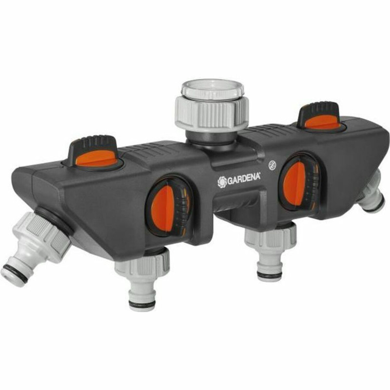 Conector de manguera Gardena Prof-System 08194-20 Cuádruple Conector de manguera Gardena Prof-System 08194-20 Cuádruple