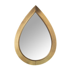 Espejo de pared Alexandra House Living Dorado Metal Gota 4 x 53 x 36 c