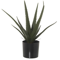 Planta Decorativa Alexandra House Living Plástico Aloe Vera 11 x 11 x