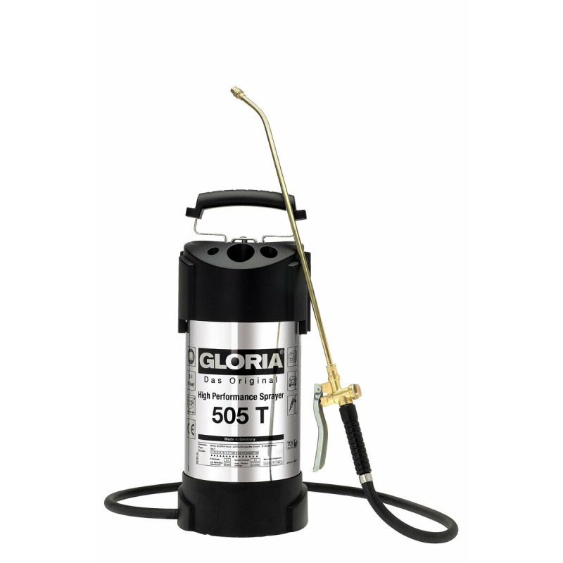 Pulverizador a Presión para Jardín Gloria 505t Acero Inoxidable Lat Pulverizador a Presión para Jardín Gloria 505t Acero Inoxidable Lat