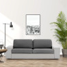 Funda para Sofá Eysa ROC Gris oscuro 100 x 15 x 120 cm
