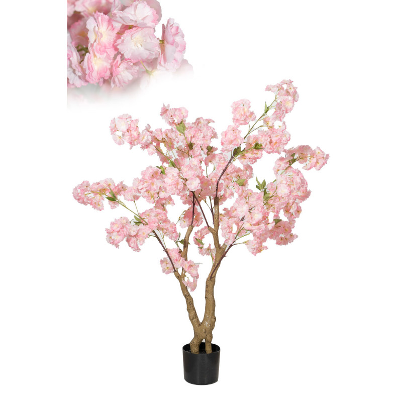 Flores Decorativas Romimex Rosa 110 x 130 x 80 cm Flor de cerezo Flores Decorativas Romimex Rosa 110 x 130 x 80 cm Flor de cerezo