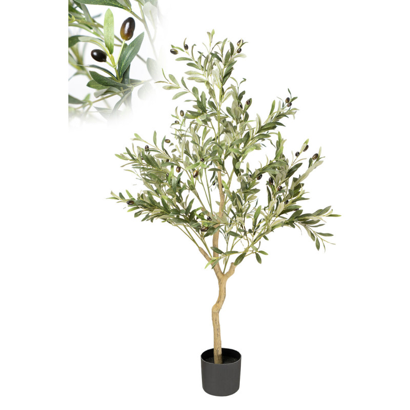 Árbol Decorativo Romimex Plástico Olivo 80 x 130 x 90 cm 90 x 130 x Árbol Decorativo Romimex Plástico Olivo 80 x 130 x 90 cm 90 x 130 x