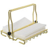 Servilletero de mesa Alexandra House Living Dorado Metal 21 x 15 x 18