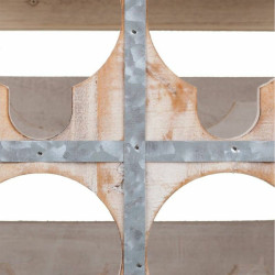 Botellero Alexandra House Living Natural Madera de abeto 55 x 32 x 41