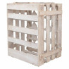 Botellero Alexandra House Living Natural Madera de abeto 55 x 32 x 41