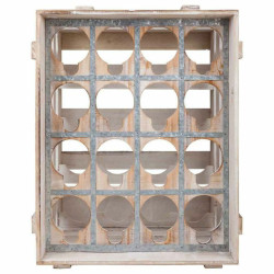 Botellero Alexandra House Living Natural Madera de abeto 55 x 32 x 41