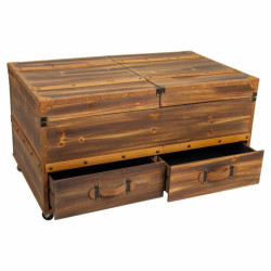 Botellero Alexandra House Living Natural Madera de abeto 60 x 55 x 100