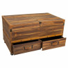 Botellero Alexandra House Living Natural Madera de abeto 60 x 55 x 100