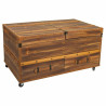 Botellero Alexandra House Living Natural Madera de abeto 60 x 55 x 100